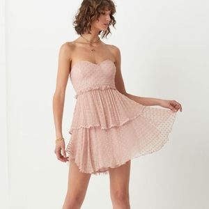 Spell Mira Bustier Rara Dress Rose